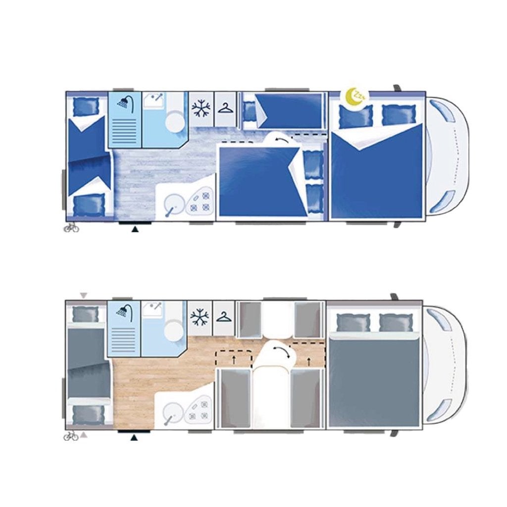 Foto 9 van Challenger C256 | 2019 | 7 zit/slaapplaats, 2x airco Offgrid