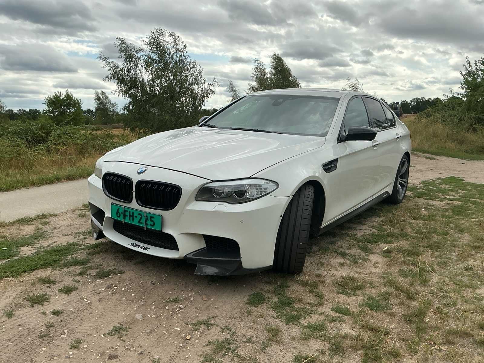 2013 Bmw 5-serie M5 Personenauto, Auto's, Euro 5, Gebruikt, Wit, Bedrijf