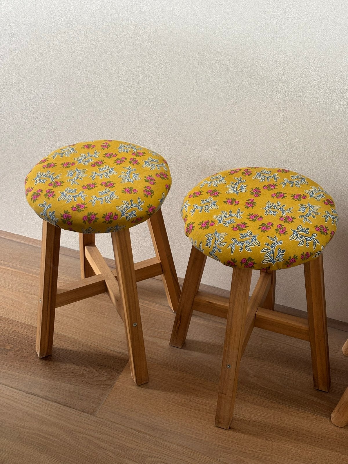 IKEA krukjes met nieuw bloemenstofje, Ophalen, Zo goed als nieuw, Hout