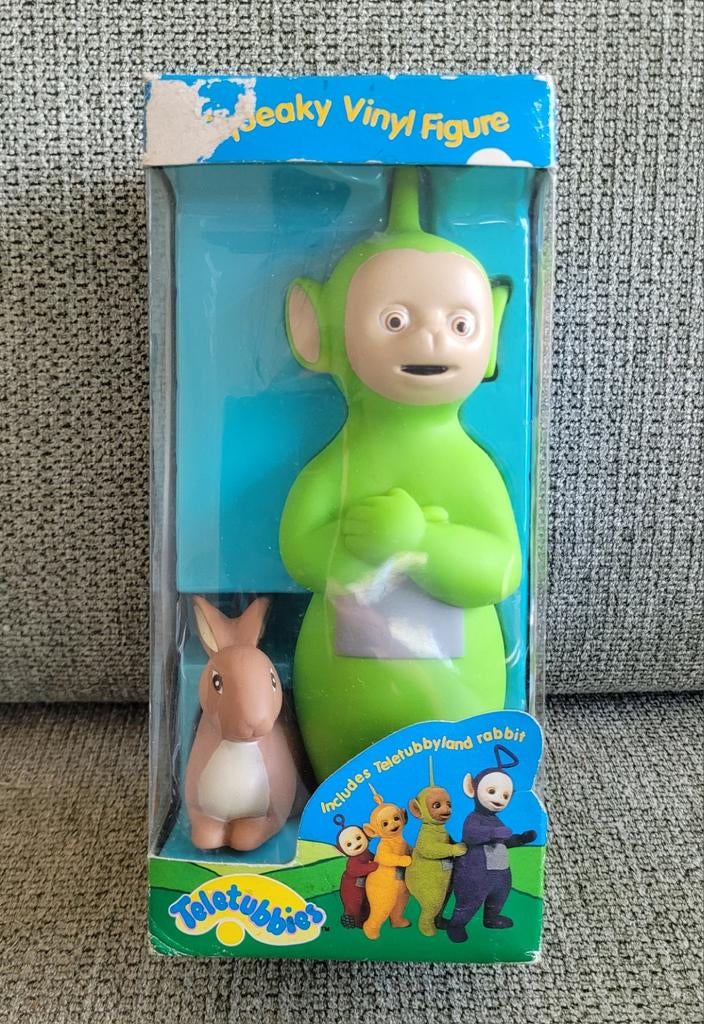 Vintage Teletubbie Dipsy figuur / nieuw in verpakking 1996, Verzamelen, Ophalen of Verzenden, Nieuw