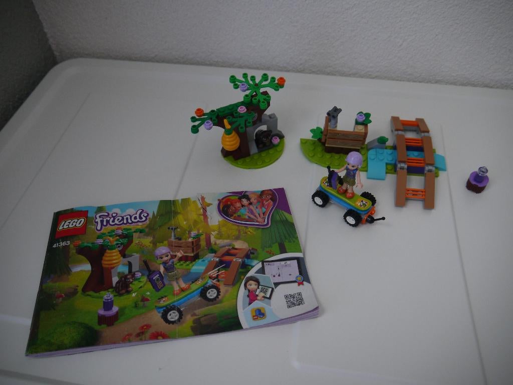 Compleet! LEGO Friends 41363 Mia's Avontuur in het Bos, Kinderen en Baby's, Speelgoed | Duplo en Lego, Zo goed als nieuw, Lego