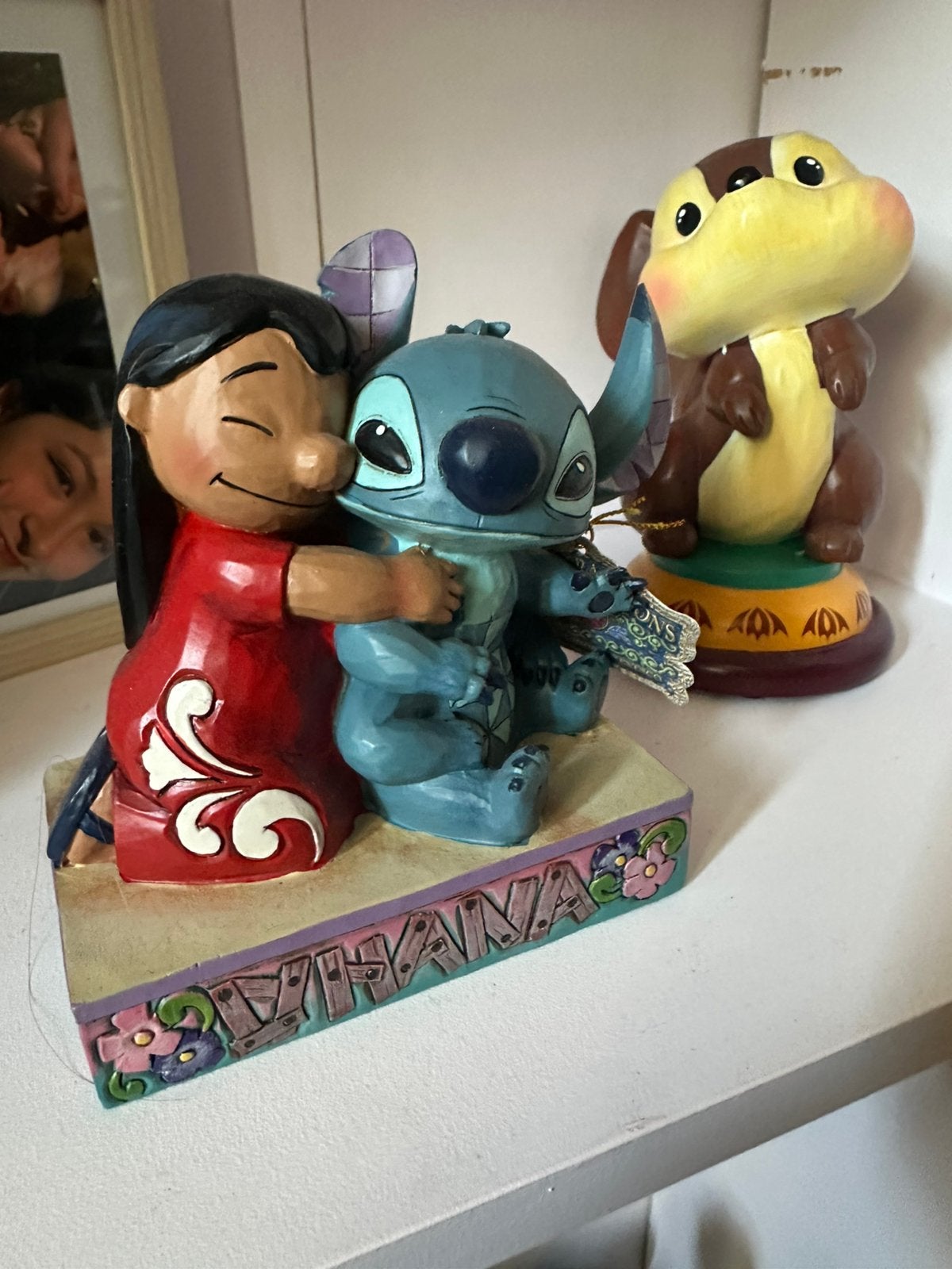 Lilo en stitch beeldje orgineel, Ophalen, Overige figuren, Zo goed als nieuw, Beeldje of Figuurtje