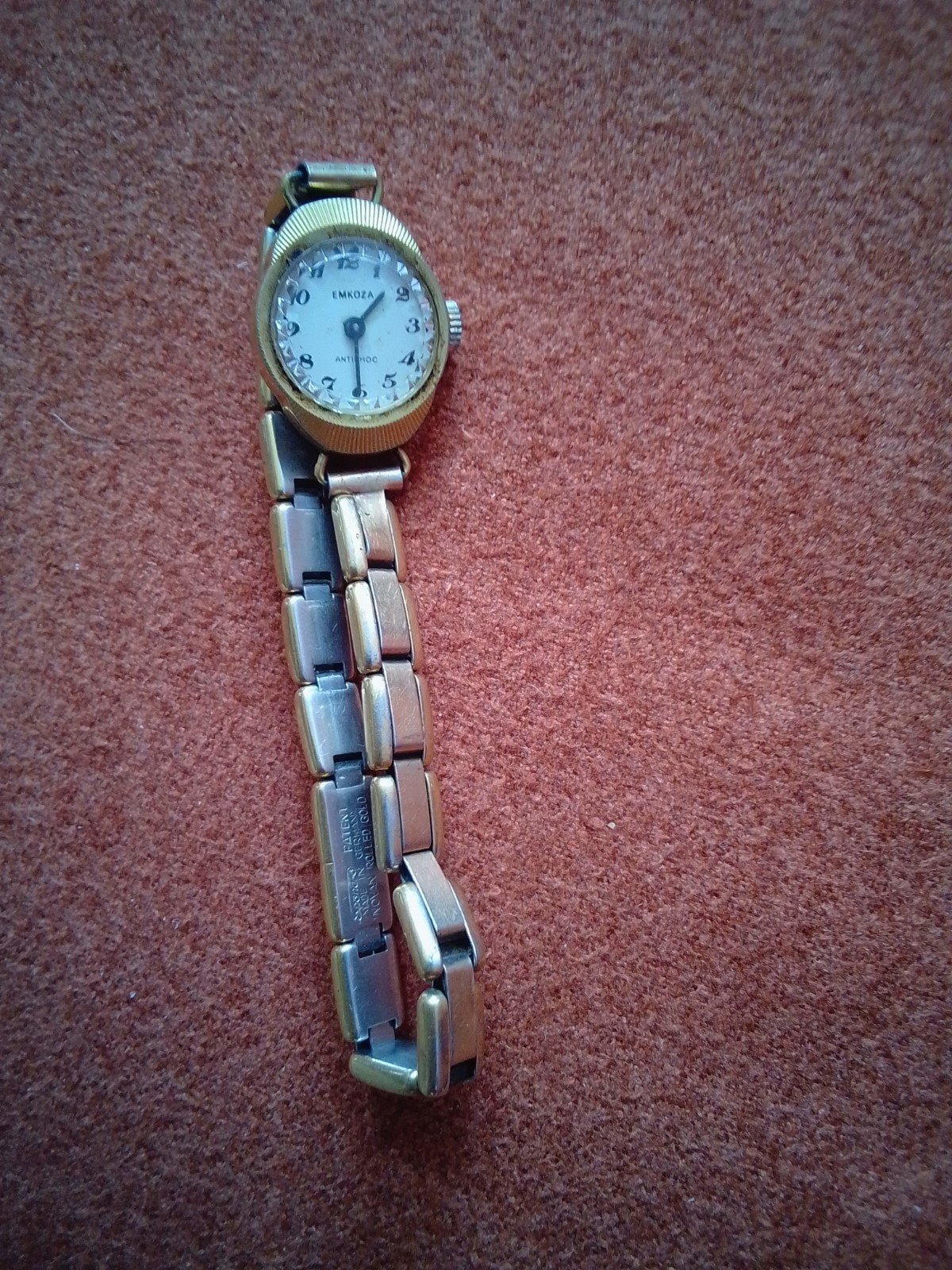 Vintage Emkoza Polshorloge - Verguld, Made in Germany, Overige merken, Verguld, Goud, 1960 of later