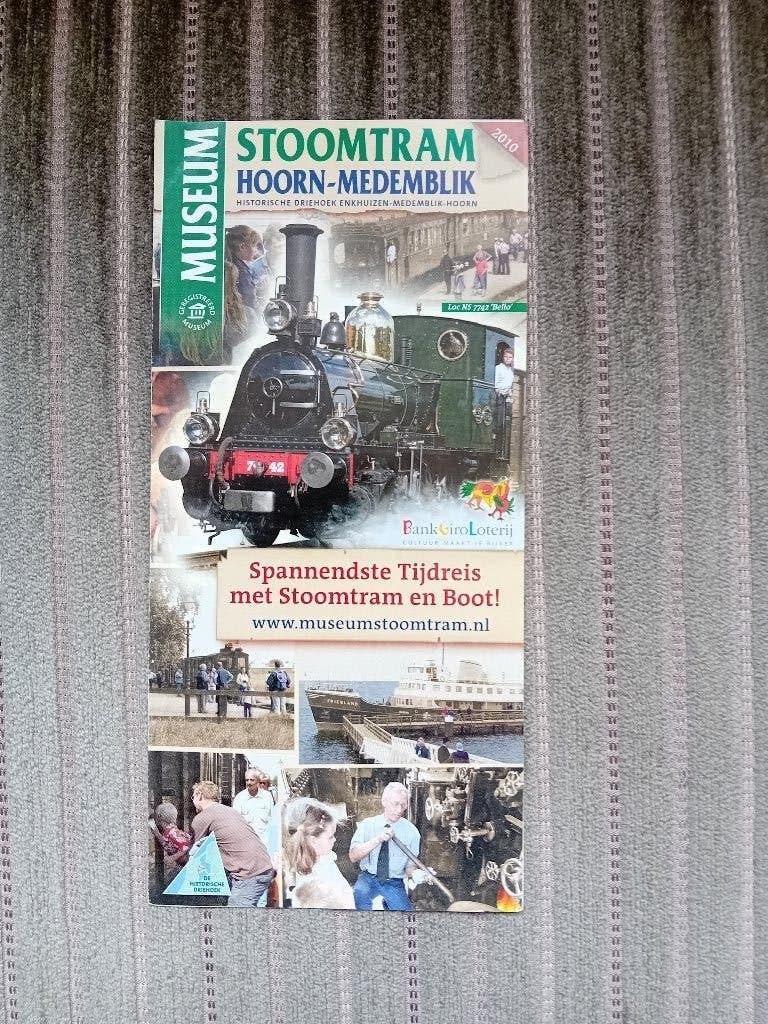 Folder - Stoomtram Hoorn Medemblik, Ophalen of Verzenden, Zo goed als nieuw, Overige typen