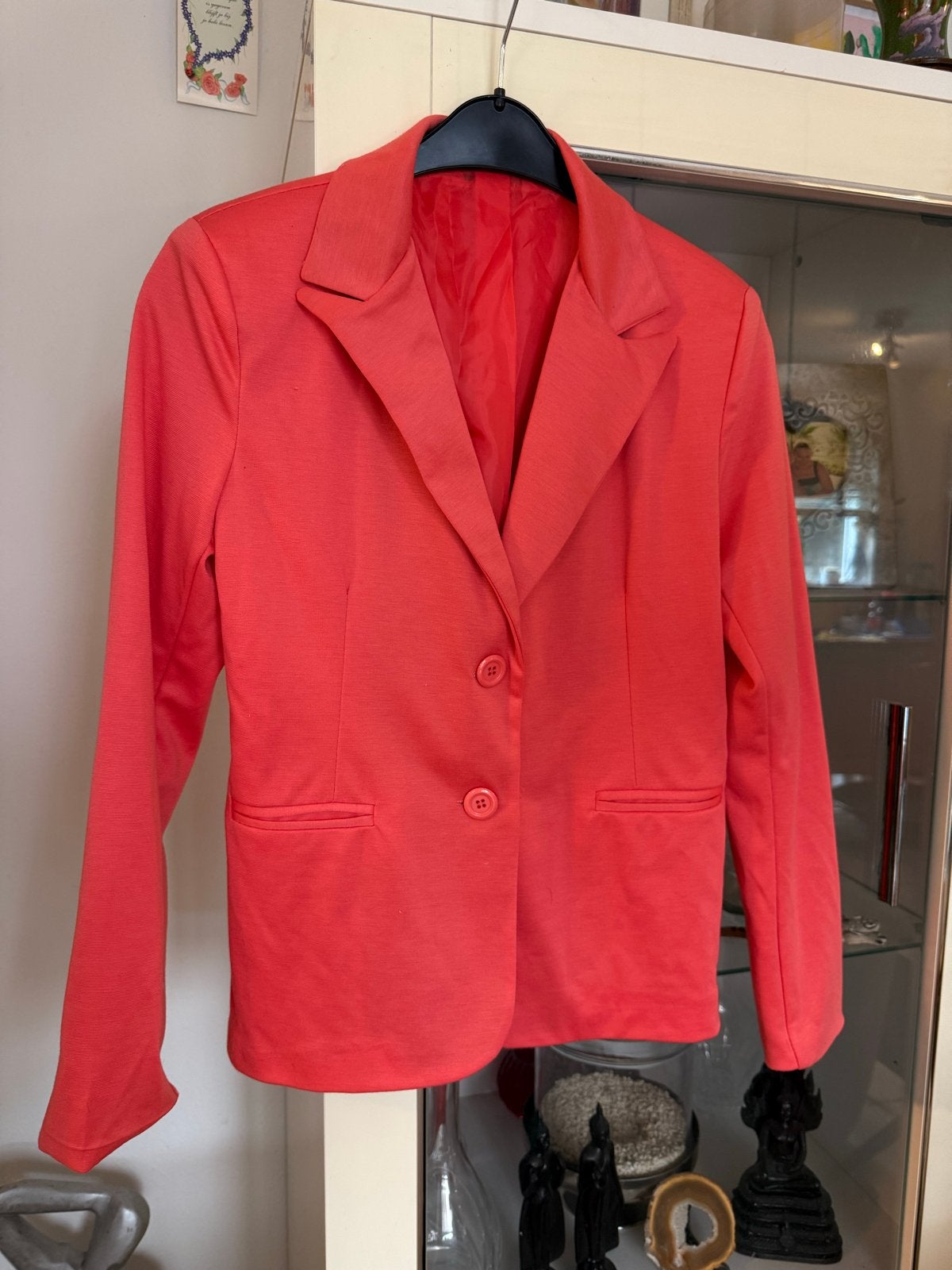 Pescara koraalrode blazer maat M, Maat 38/40 (M), Oranje, Ophalen of Verzenden, Zo goed als nieuw