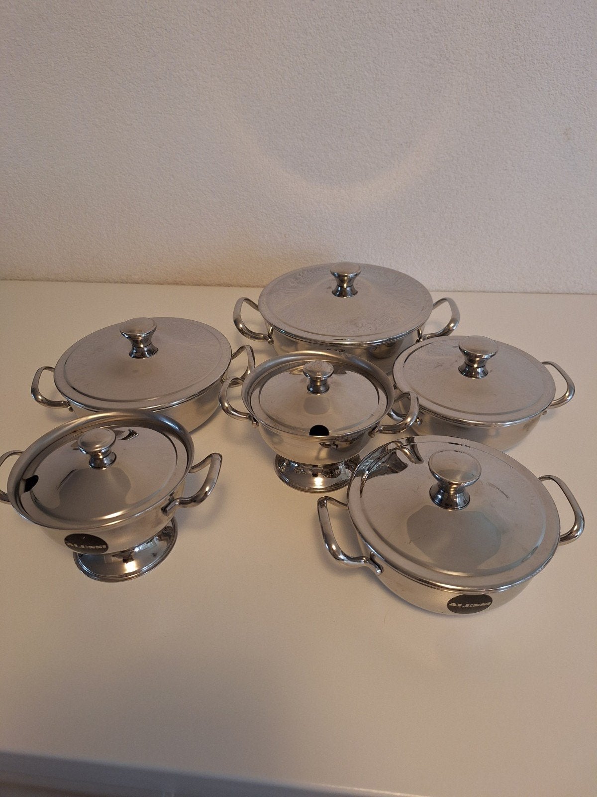 Te koop set Alessi schalen, Verzenden, Rvs