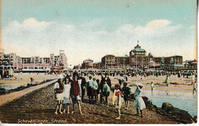 SCHEVENINGEN - STRAND, Ophalen of Verzenden, Voor 1920, Ongelopen, Zuid-Holland