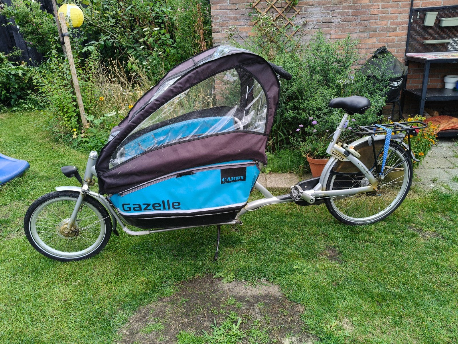 Gazelle Cabby Bakfiets - Opvouwbaar en Lichtgewicht, Fietsen en Brommers, Fietsen | Bakfietsen, Ophalen of Verzenden, Gebruikt