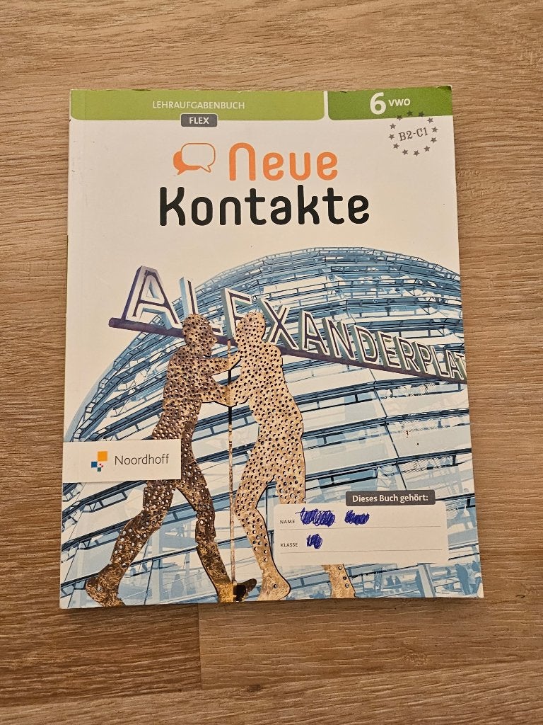 Neue Kontakte 6vk Duitsboek Noordhoff, Boeken, Noordhoff, Nieuw, Ophalen of Verzenden, WO