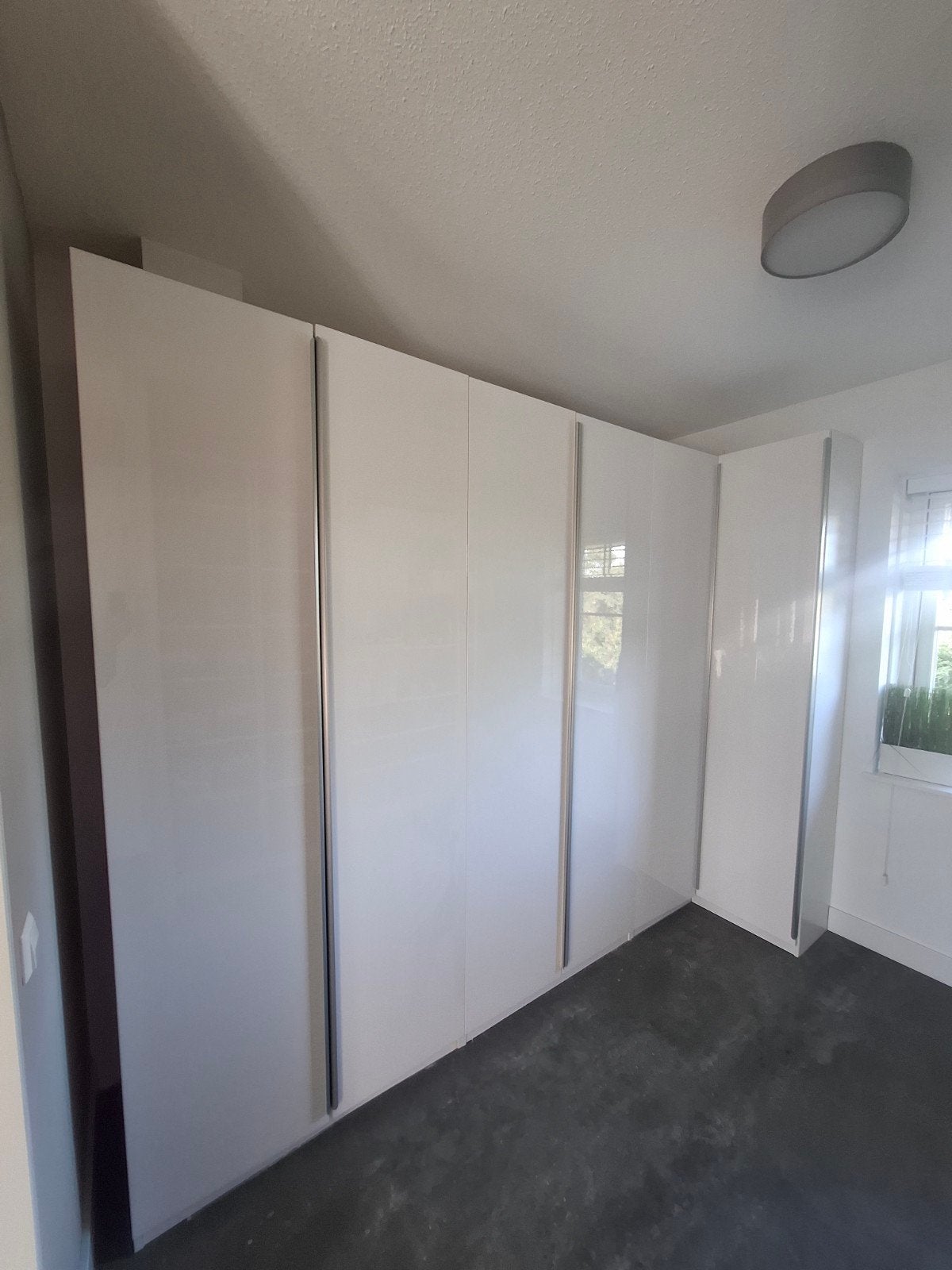 5 hoogglans witte deuren voor IKEA Pax kast (fronten), Ophalen, Gebruikt, 200 cm of meer, 50 tot 100 cm