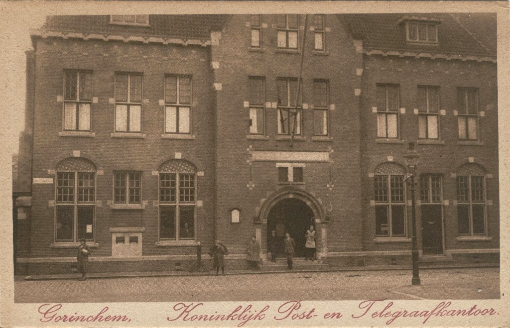 Gorinchem Koninklijk Post en Telegraafkantoor   Nauta A 1695, Verzenden, 1920 tot 1940, Ongelopen, Zuid-Holland