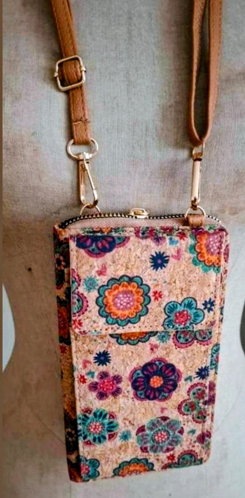 boho kurk mandala telefoontas, Ophalen of Verzenden, Zo goed als nieuw, Overige kleuren, Overige typen