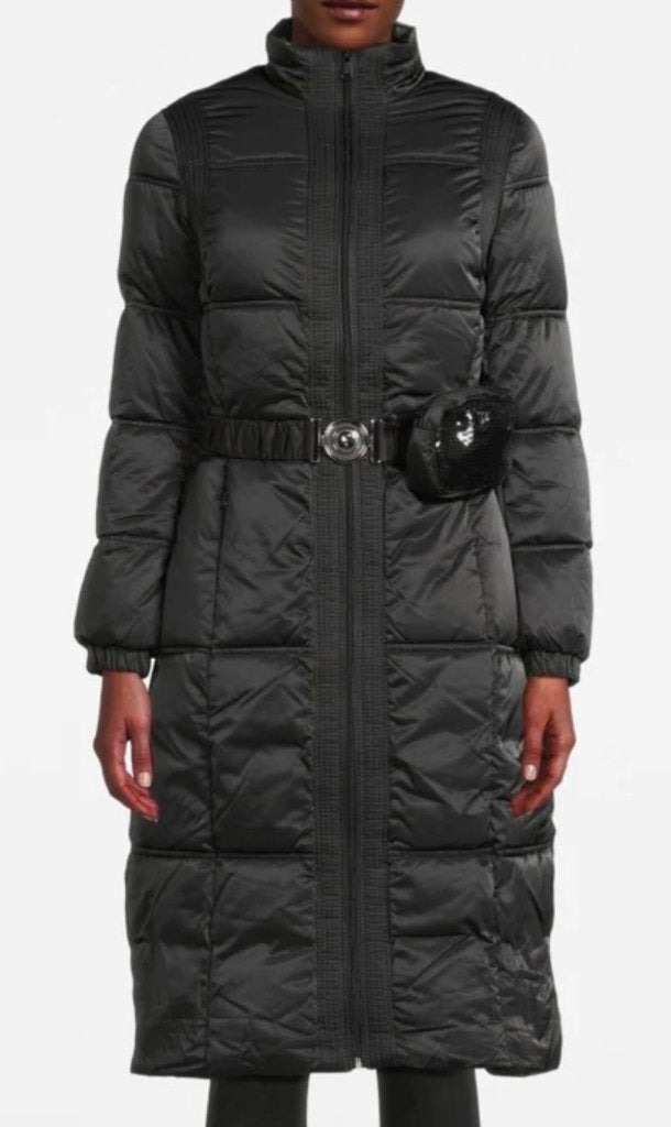Zwarte mooie GUESS winterjas maat 38, NIEUW! SUPER CADEAUTIP, Maat 38/40 (M), Guess, Verzenden, Zwart
