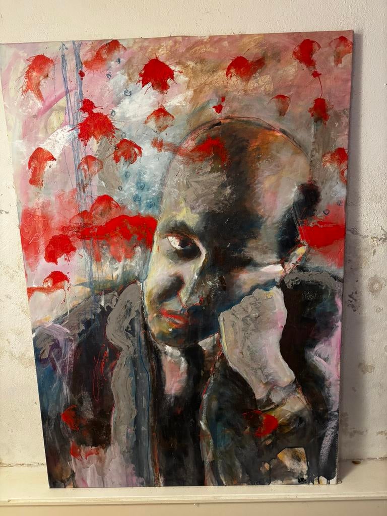 Schilderij van Tesla, Ophalen