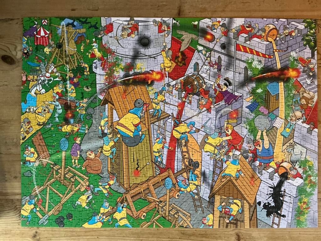 14 puzzels €2 per stuk. Compleet 1000 stukjes. Vaste prijs., Hobby en Vrije tijd, Denksport en Puzzels, Ophalen, 500 t/m 1500 stukjes
