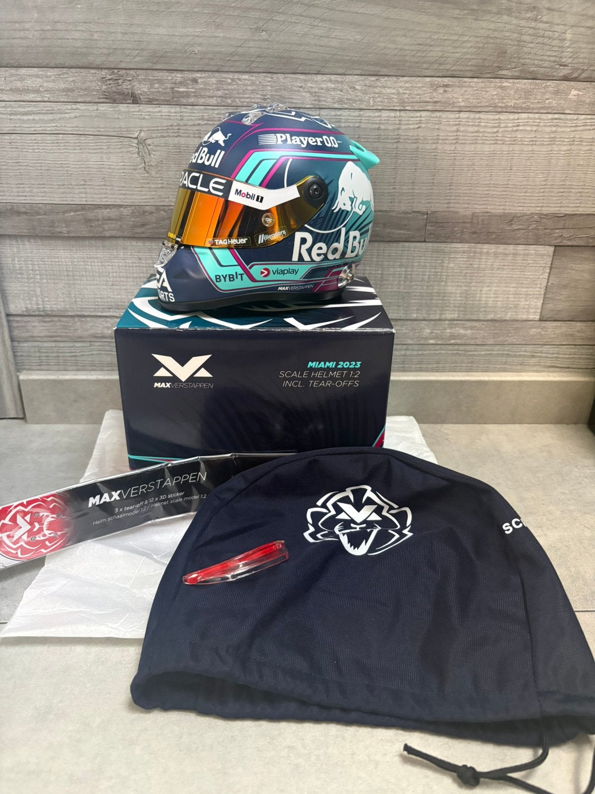 1:2 2023 Miami Max Verstappen, Ophalen of Verzenden, Nieuw, Formule 1