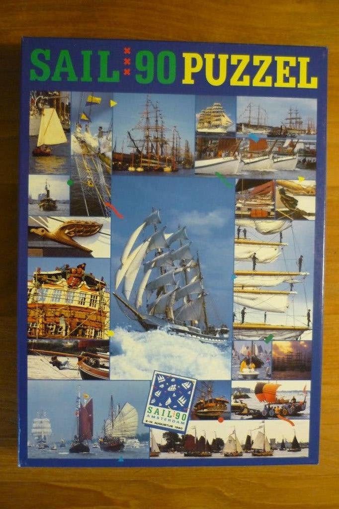 SAIL 90 legpuzzel (Amsterdam 9-14 aug. 1990) 550 stukjes.