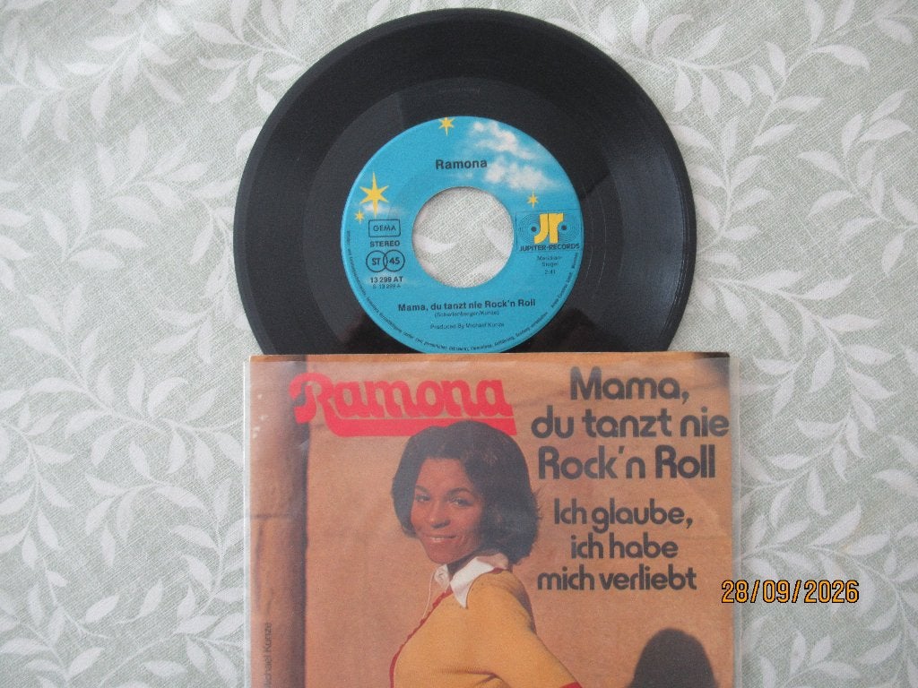 Ramona           Mama de tanzt nie rock'n Roll, Cd's en Dvd's, Ophalen of Verzenden, Zo goed als nieuw, 7 inch, Nederlandstalig