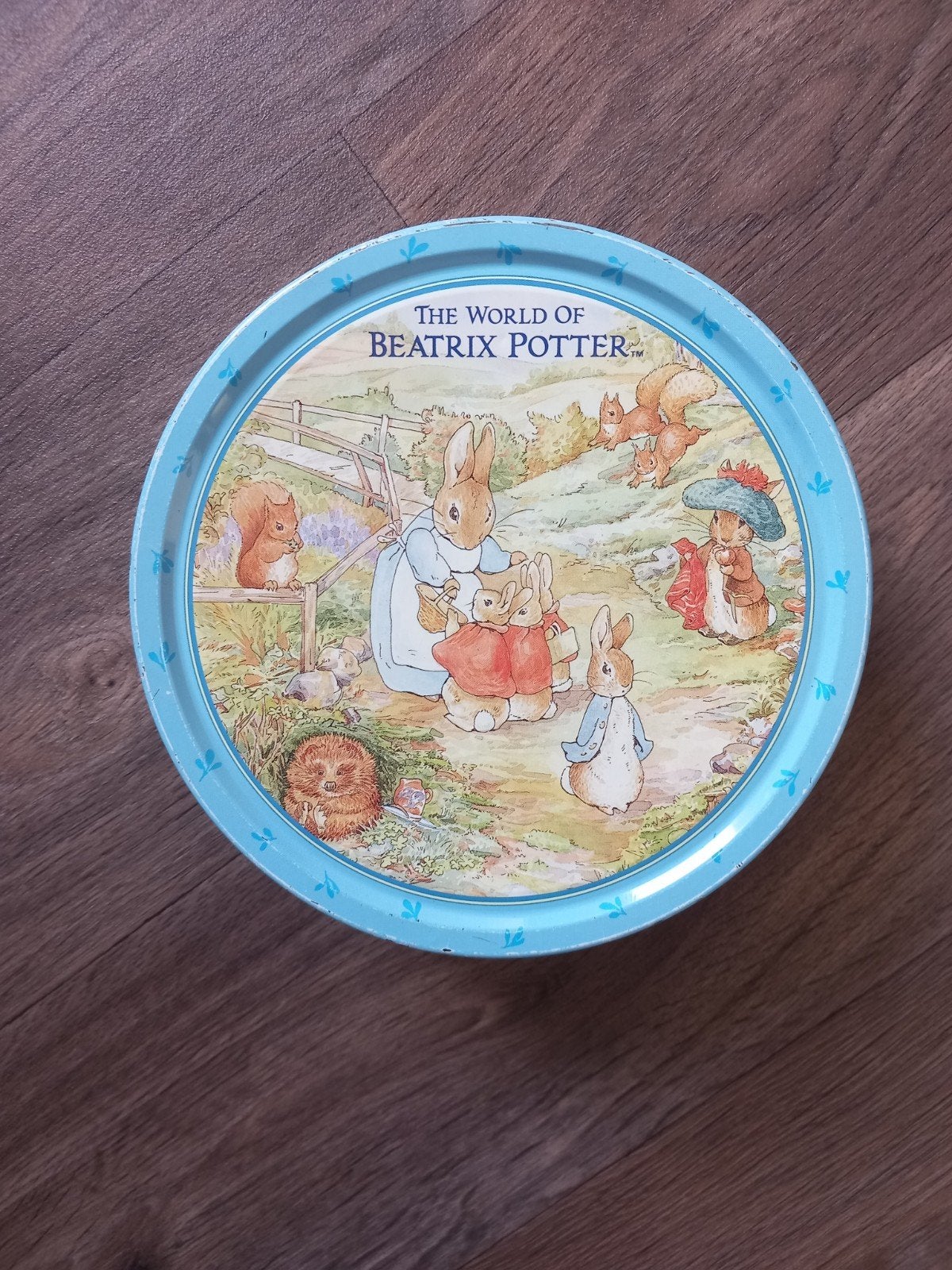 Blik/trommel Beatrix Potter, Ophalen of Verzenden, Gebruikt, Koek(jes), Overige merken