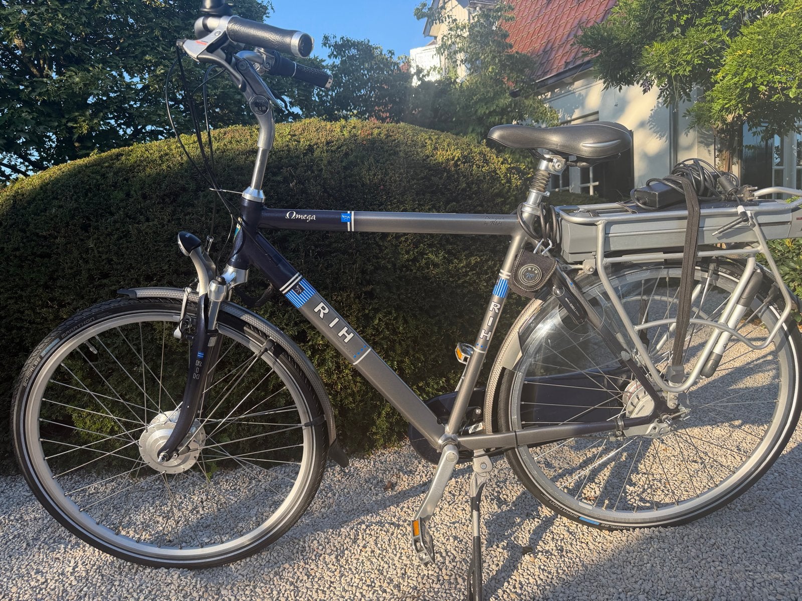 RIH elektrische herenfiets, Zo goed als nieuw, 55 tot 59 cm, 30 tot 50 km per accu, Ophalen