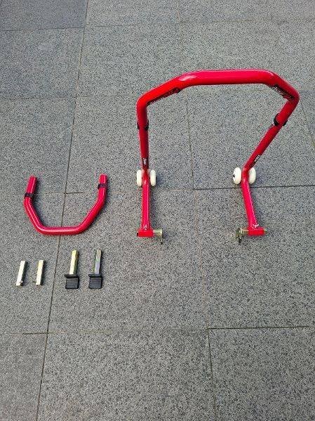Proworks Paddock Stand rood, Motoren, Ophalen