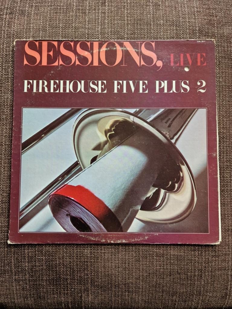 Firehouse Five Plus 2 - Sessions, Live LP (Jazz), 1960 tot 1980, Gebruikt, Ophalen of Verzenden, 12 inch