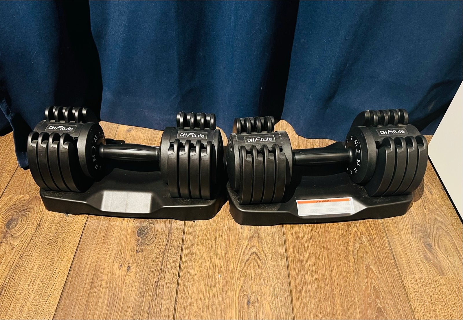 Verstelbare dumbbells - DH FitLife, Ophalen, Zo goed als nieuw, Armen, Dumbbell