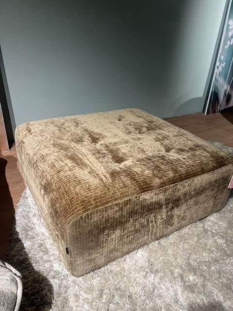 HKLiving Vint poef, Ophalen, Gebruikt, Vierkant, 75 tot 100 cm