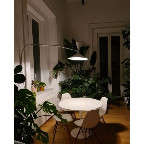 Nemo Lampe de Marseille Wall Lamp (White, Full Size), Huis en Inrichting, Lampen | Hanglampen, Ophalen, Nieuw, Metaal, Mid-century Modern