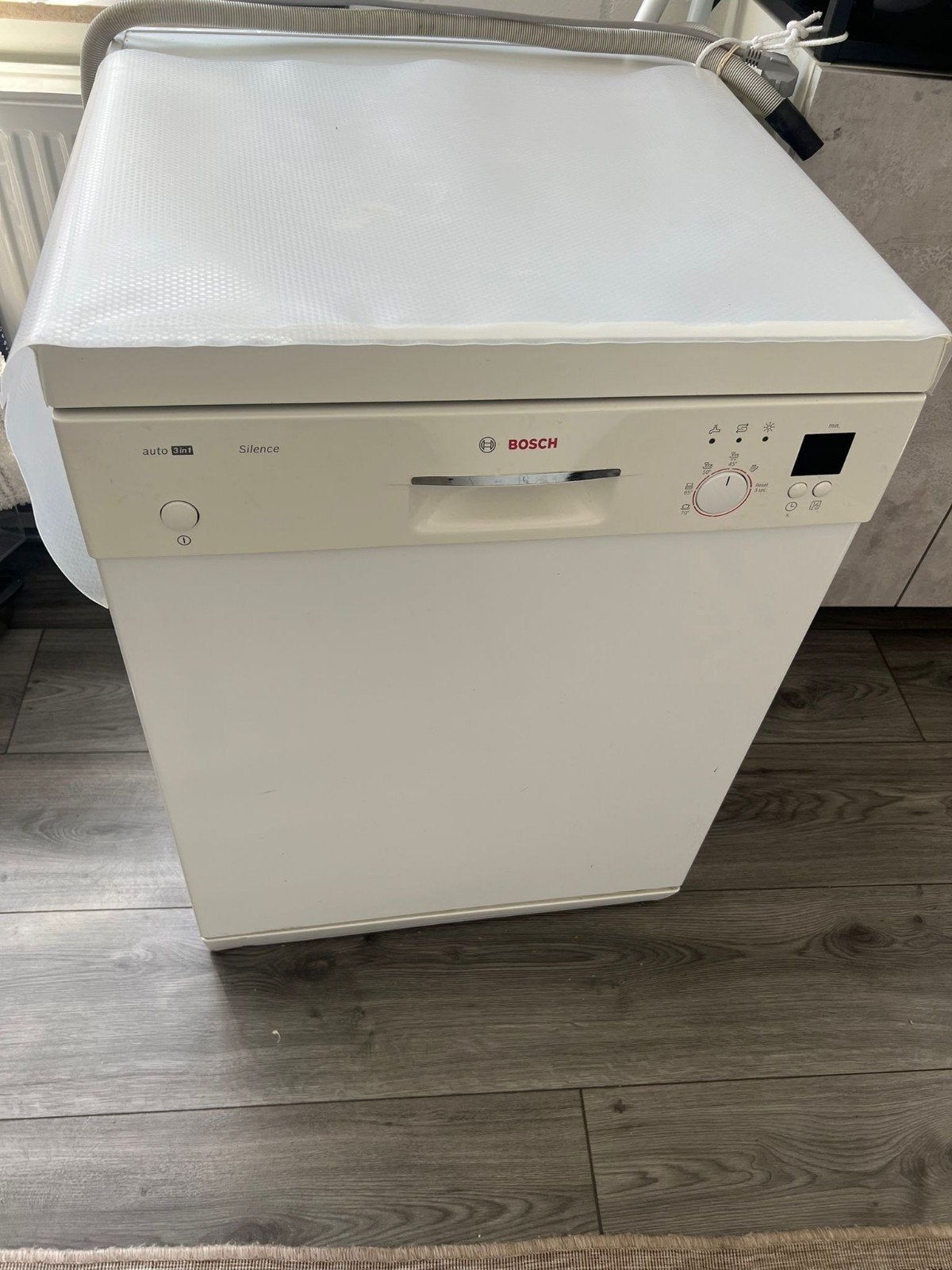 Bosch Vrijstaande Vaatwasser - Wit, Ophalen, Gebruikt, 60 cm of meer, Eco programma