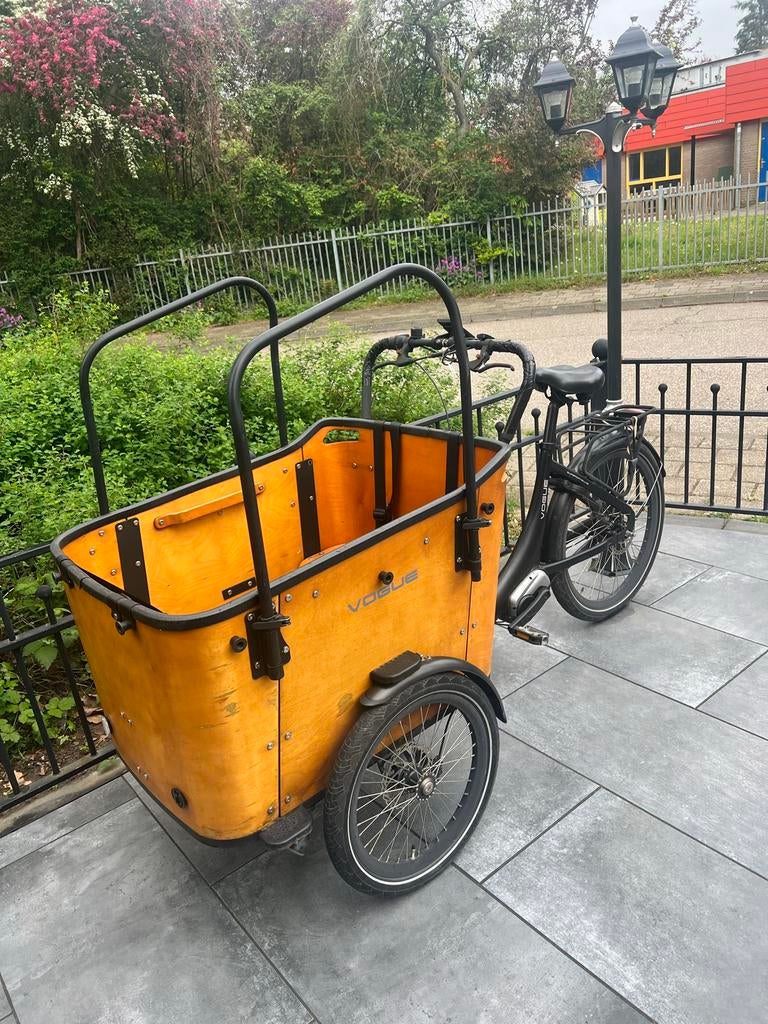 Vogue Superior 2 Deluxe bakfiets, Fietsen en Brommers, Fietsen | Bakfietsen, Gebruikt, Elektrisch, 2 kinderen, Ophalen