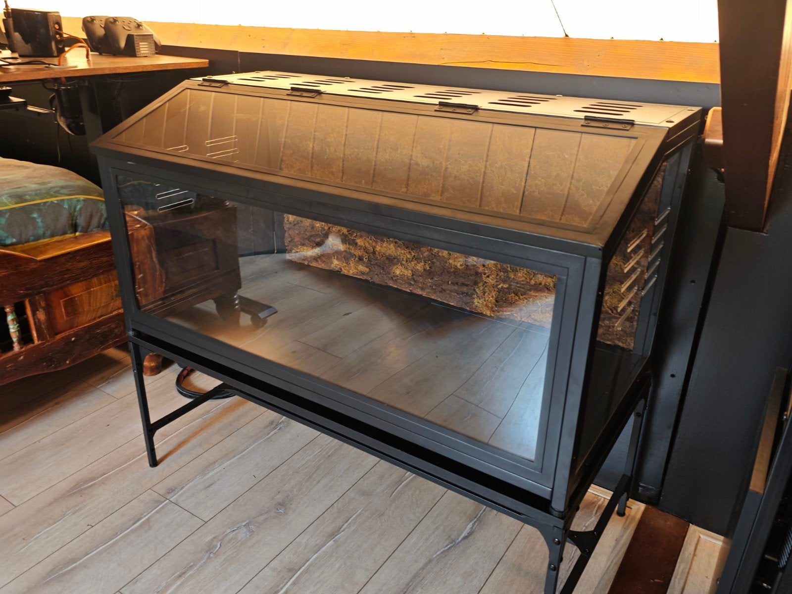 Mooi hamster verblijf terrarium 100 x 50 x 50, Zo goed als nieuw, Hok, Hamster, 75 tot 110 cm