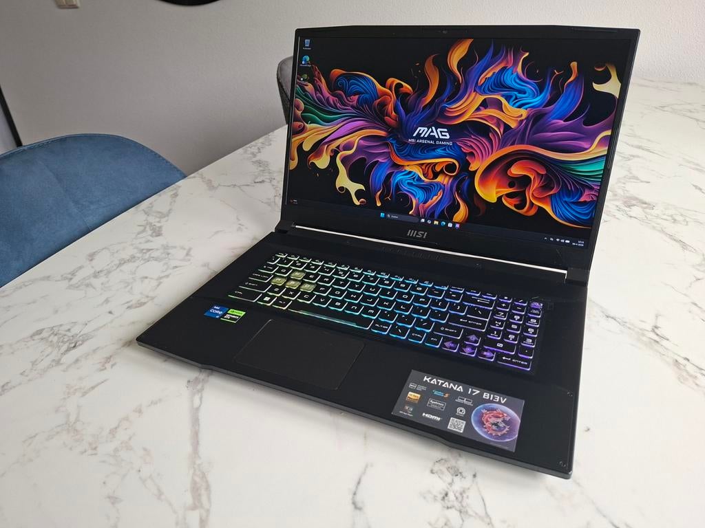 Msi Katana 17 - RTX4070 - Core i7-13620H -32Gb DDR5 -1Tb SSD, Computers en Software, Windows Laptops, Met videokaart, Ophalen of Verzenden