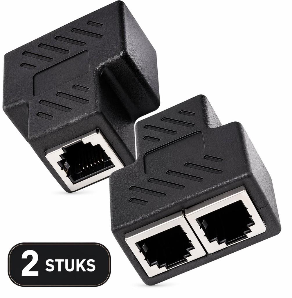 Partij Internet Kabel Splitter 1 naar 2 RJ45, Computers en Software, Ophalen of Verzenden, Nieuw