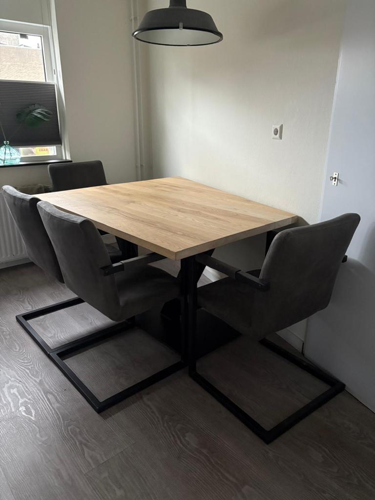 Eettafel, Ophalen, 200 cm of meer, 50 tot 100 cm, Zo goed als nieuw