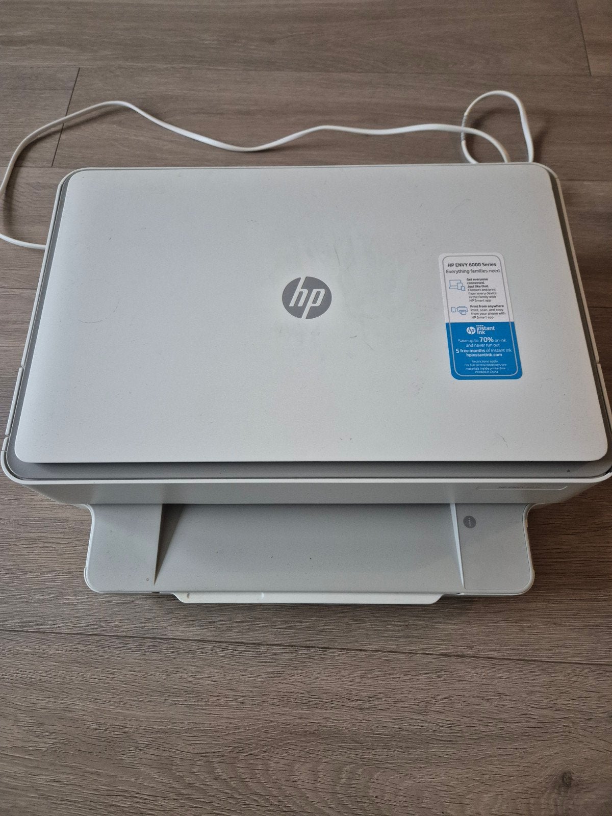 HP Envy 6032 All-in-One. Print niet, Scanner werkt wel, Ophalen, Kleur printen, Inkjetprinter, All-in-one