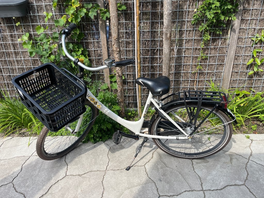 Meisjes fiets 26 inch, Terugtraprem, Gebruikt, Alpina, Versnellingen