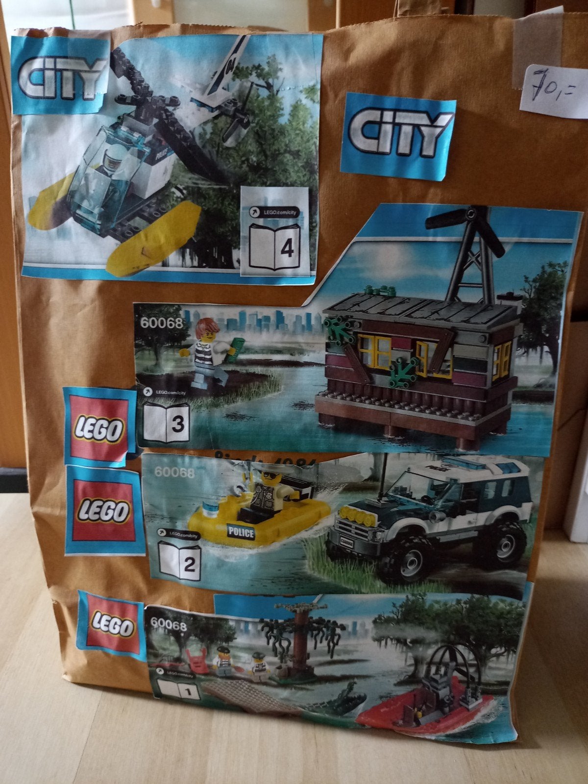 Lego City 60068 60157 60171 60066 Moeraspolitie, Ophalen of Verzenden, Groter dan 1:32