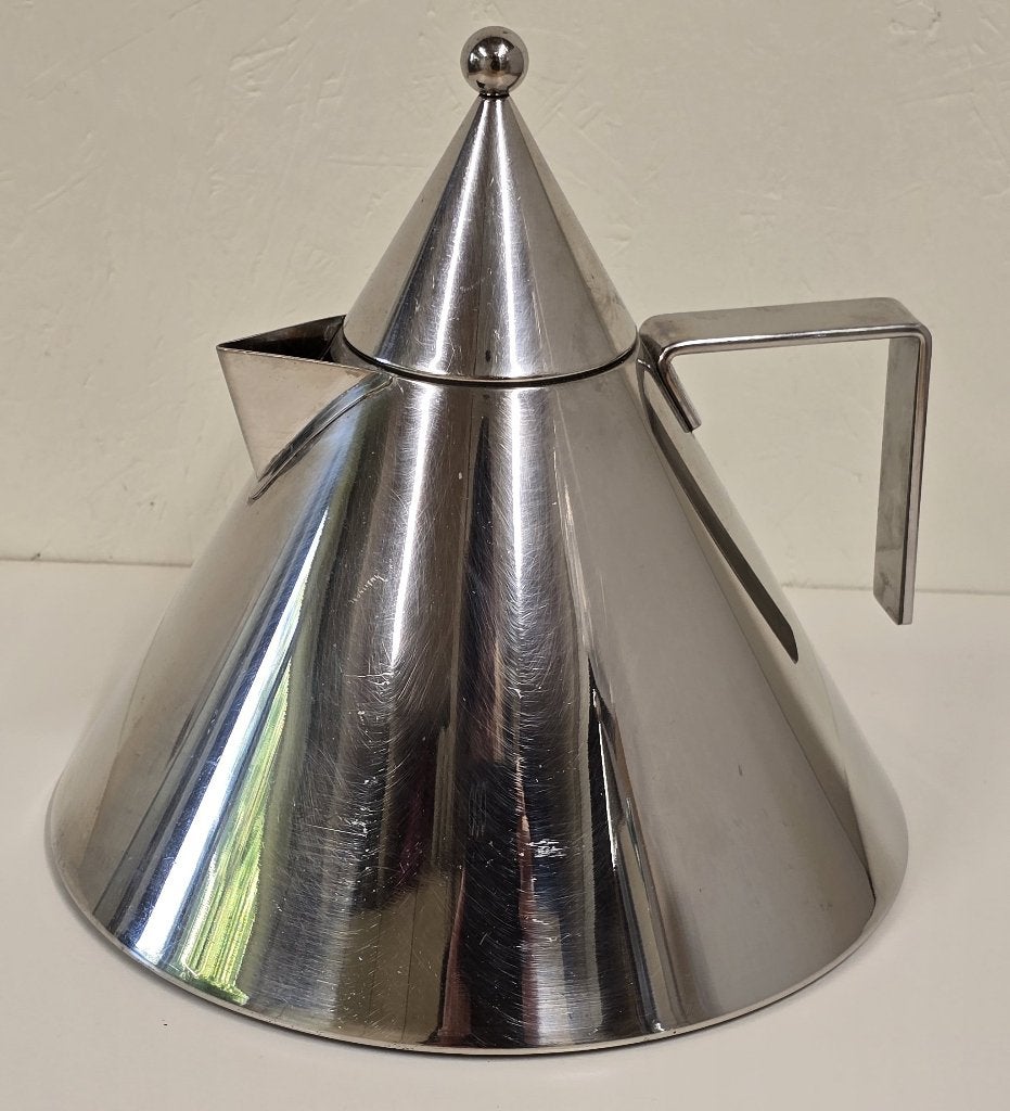Alessi Fluitketel Conico, Theepot/fluitketel, Gebruikt, Zilver, Ophalen of Verzenden