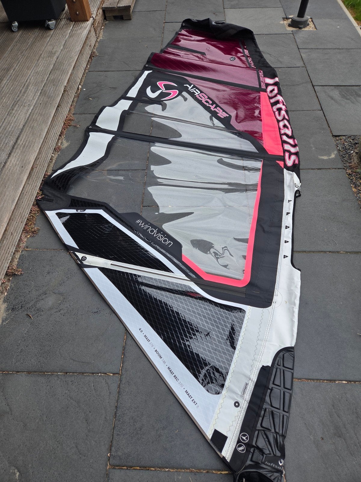 Loftsails Air Scape 4.0 windsurfzeil (NIEUW), Watersport en Boten, Windsurfen, Ophalen, Zo goed als nieuw, Zeil