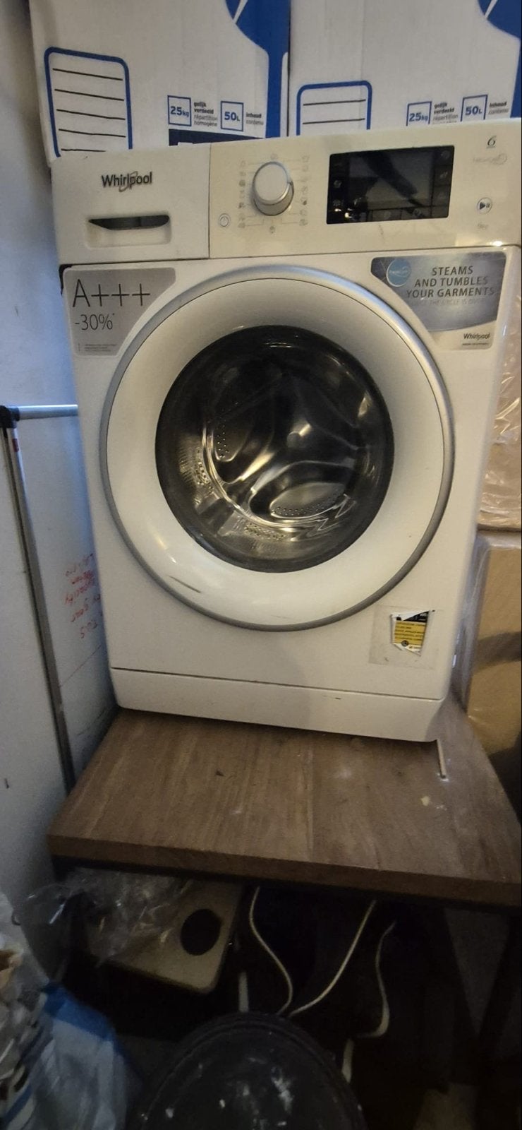 Whirlpool A+++ Wasmachine - Energiezuinig en Efficiënt, Ophalen, 6 tot 8 kg, Gebruikt, Overige typen