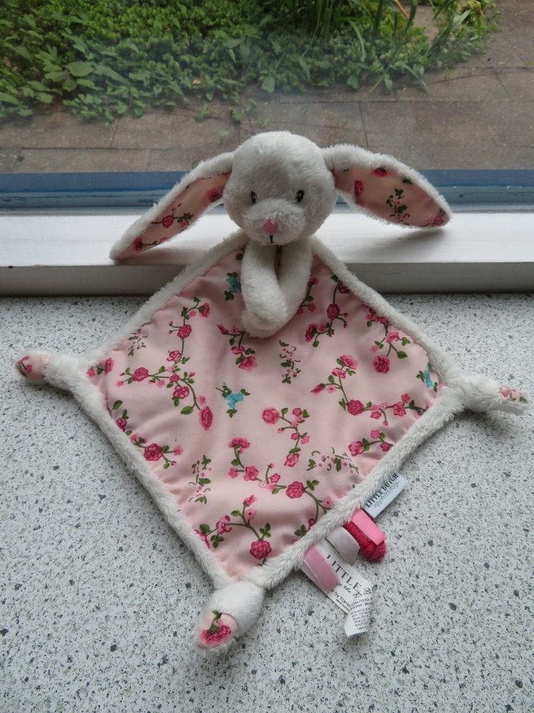 Knuffeldoek konijn merk Little Dutch Tiamo Blossom roze, Kinderen en Baby's, Speelgoed | Knuffels en Pluche, Little Dutch, Konijn