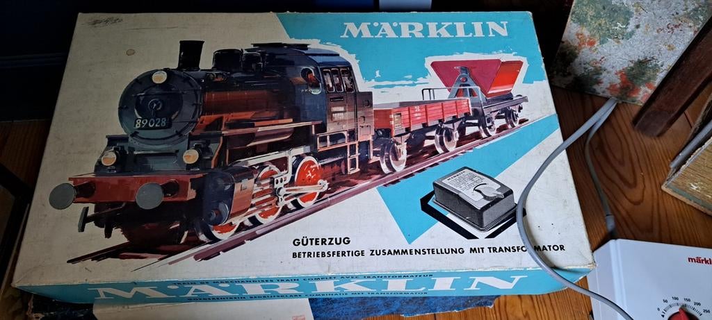 Märklin Goederentrein Startset met Transformator, Hobby en Vrije tijd, Modeltreinen | H0, Ophalen of Verzenden