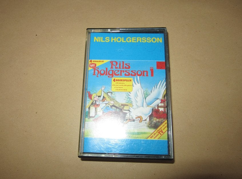 Nils Holgersson cassettebandje 4 verhalen, Verzenden, Zo goed als nieuw, 1 bandje