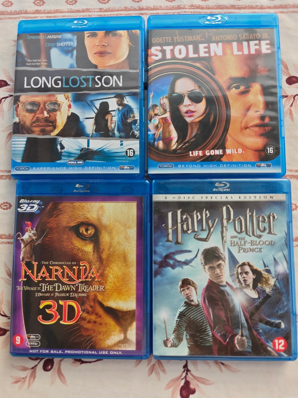 Blu-ray films 4 stuks, Ophalen of Verzenden, Gebruikt, Avontuur, Boxset