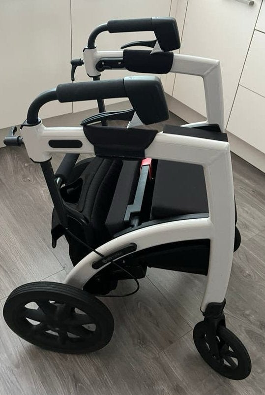 Rollz Motion, rolstoel en rollator in 1, Ophalen, Inklapbaar, Gebruikt, Duwrolstoel