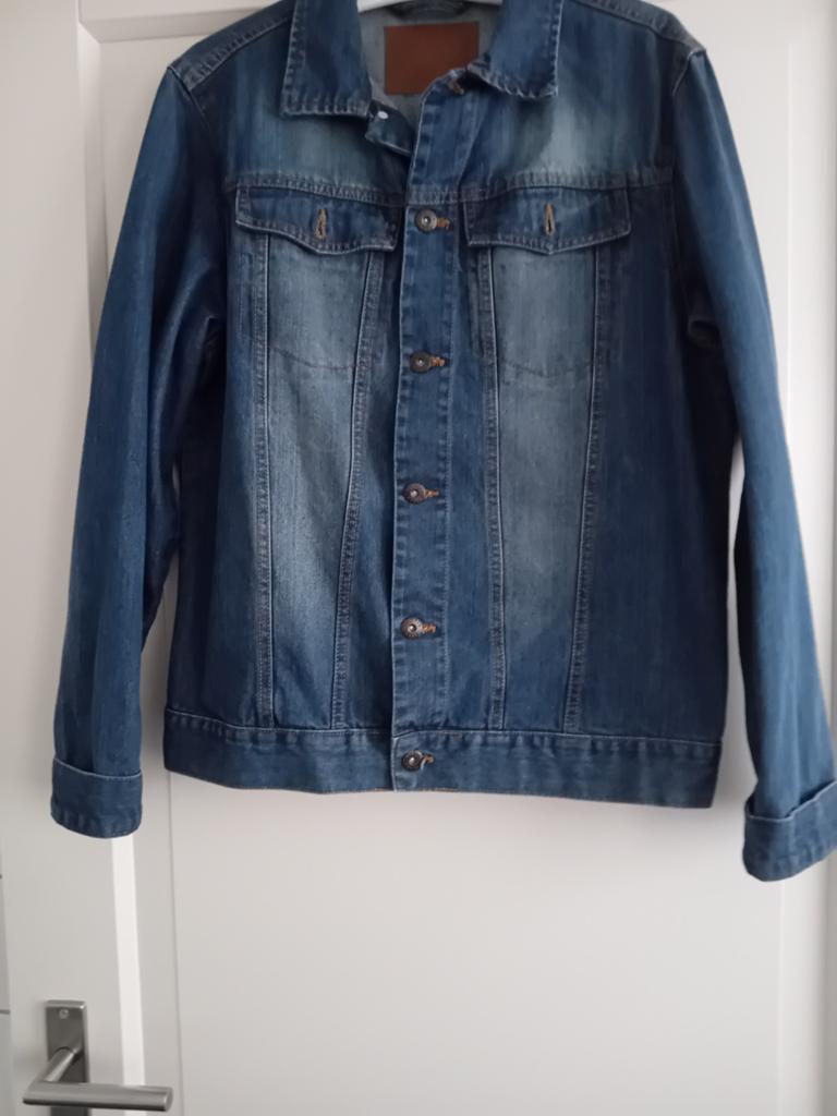 Heren spijkerjas, Ophalen, Zo goed als nieuw, Maat 56/58 (XL), Blauw