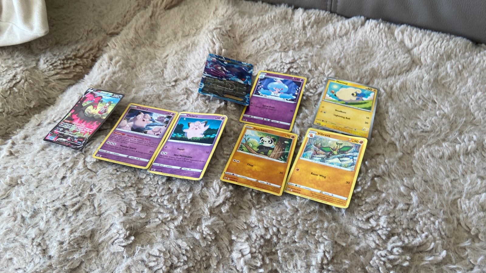 8 stuk pokemon kaarten, Verzamelen, Speelkaarten, Jokers en Kwartetten, Ophalen, Zo goed als nieuw