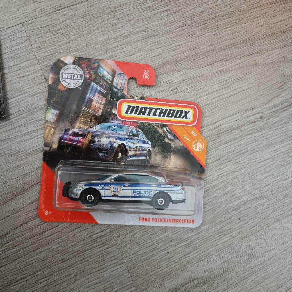 Matchbox Ford Police Interceptor, Ophalen of Verzenden, Nieuw, Auto