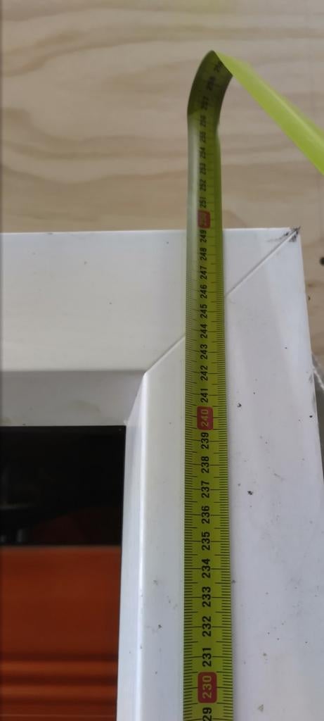HEPRO Premium | 1203 x 2480 | 115mm Profiel | Geschik, Kunststof, Raamkozijn, Nieuw, Ophalen